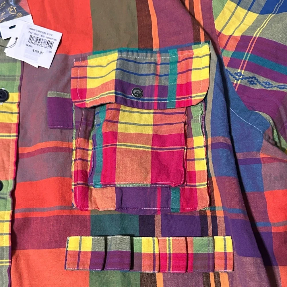 POLO RALPH LAUREN 

MADRAS LONG SLEEVE 
Colorful Plaid Button-Up Shirt - Picture 7 of 17